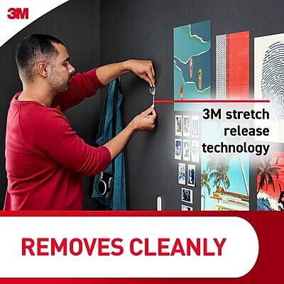 3M stretch release technology  
REMOVES CLEANLY