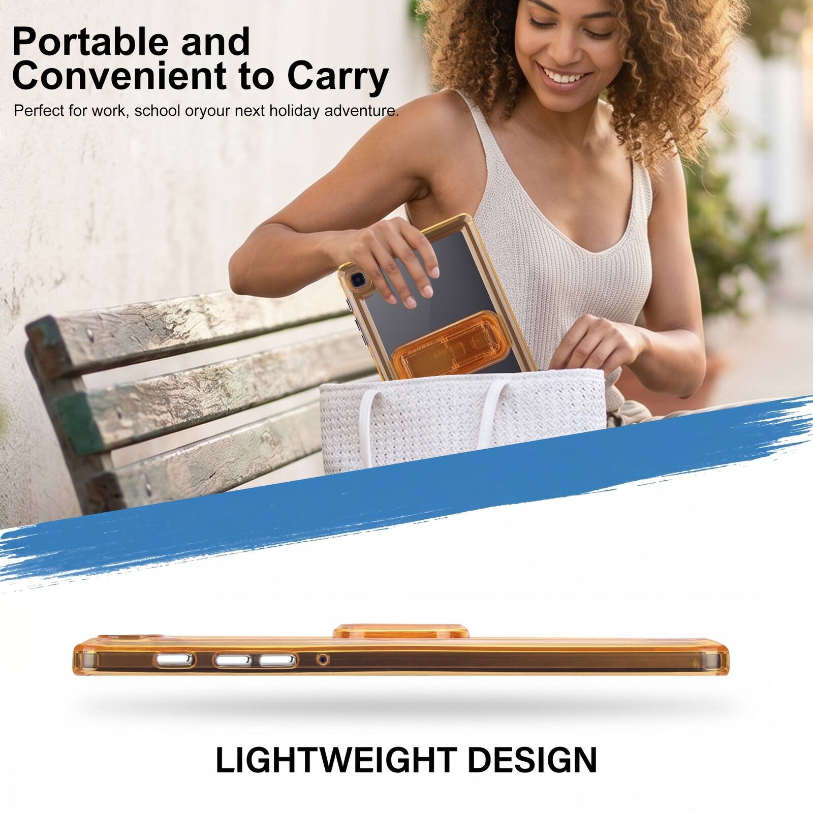 Portable and Convenient to Carry  
Perfect for work, school or your next holiday adventure.  

LIGHTWEIGHT DESIGN