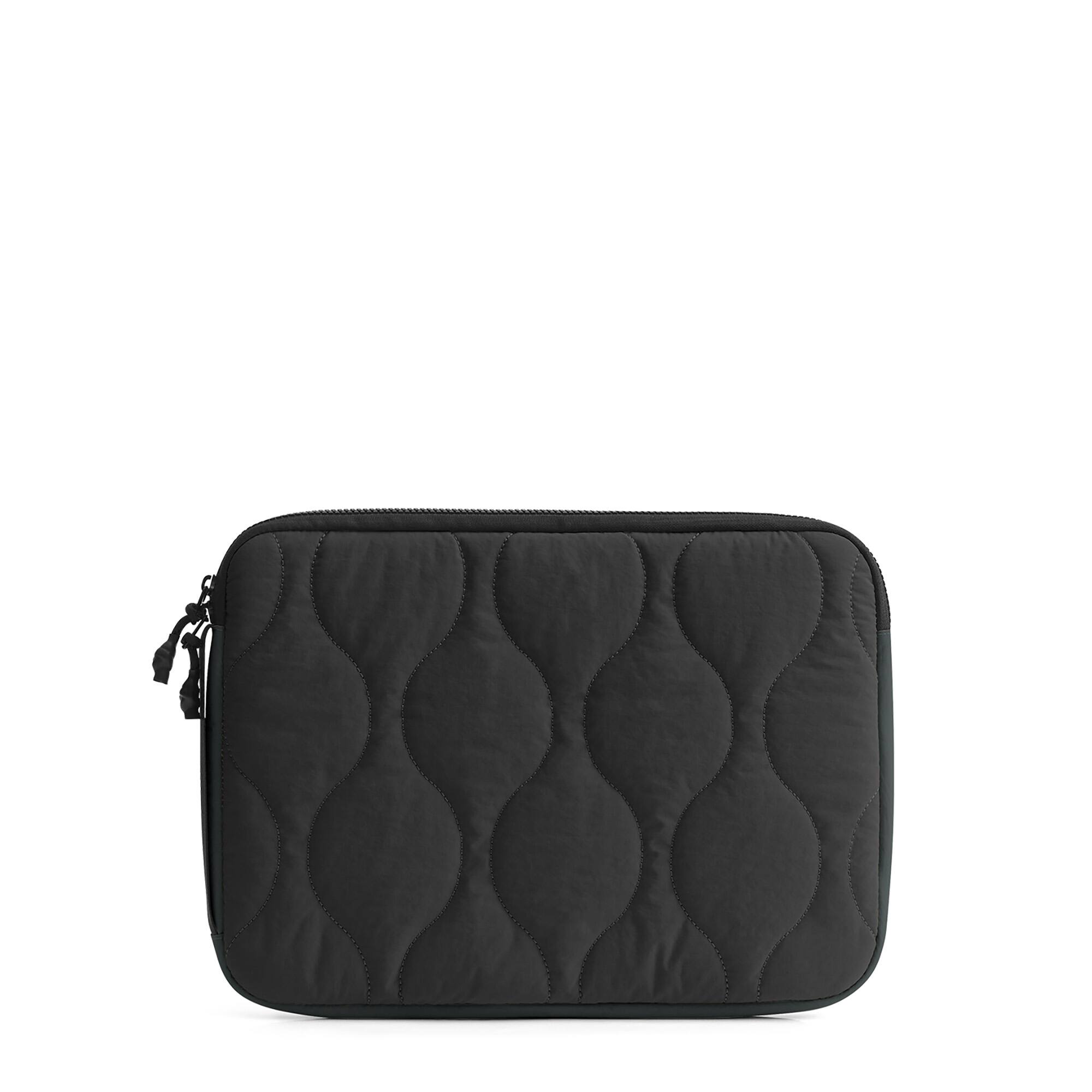 Back. Bagsmart - Paz 14 Inch Laptop Sleeve Case, Shockproof Laptop Cover Compatible for MacBook Air Dell HP Lenovo Asus Acer - Black.