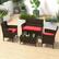 Alt View 3. Costway - Costway 8PCS Patio Rattan Furniture Set Cushioned Sofa Coffee Table Backyard Porch - Red.