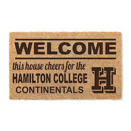 Jardine - Hamilton Continentals 18" x 30" Welcome Doormat - Brown