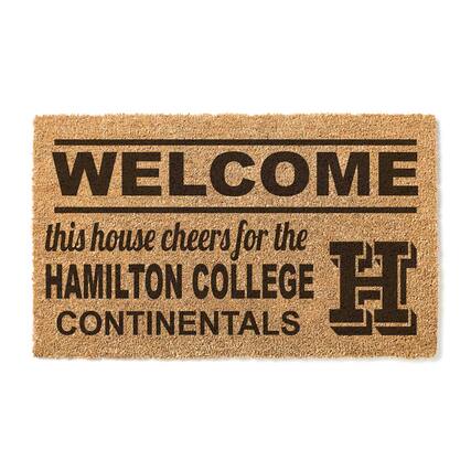 WELCOME
this house cheers for the
HAMILTON COLLEGE
CONTINENTALS