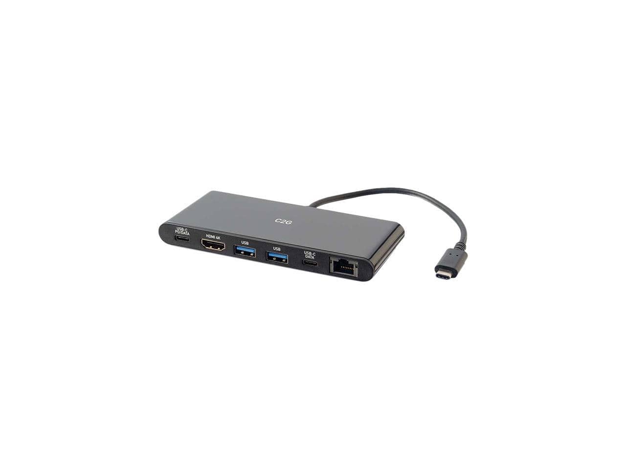 Cables to Go - C2G 28845 USB-C Docking Station with 4K HDMI, Ethernet, USB and Power Delivery