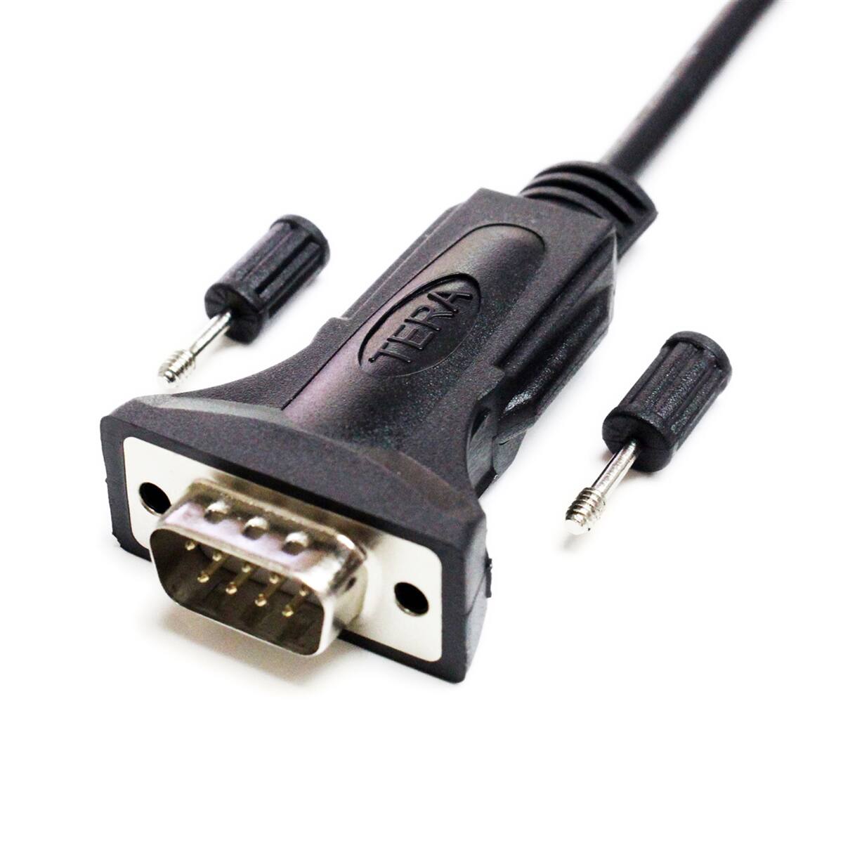 Alt View 8. Tera Grand - Tera Grand 6' Premium USB 2.0 to RS232 Serial DB9 Adapter Cable with Male Thumbscrews.