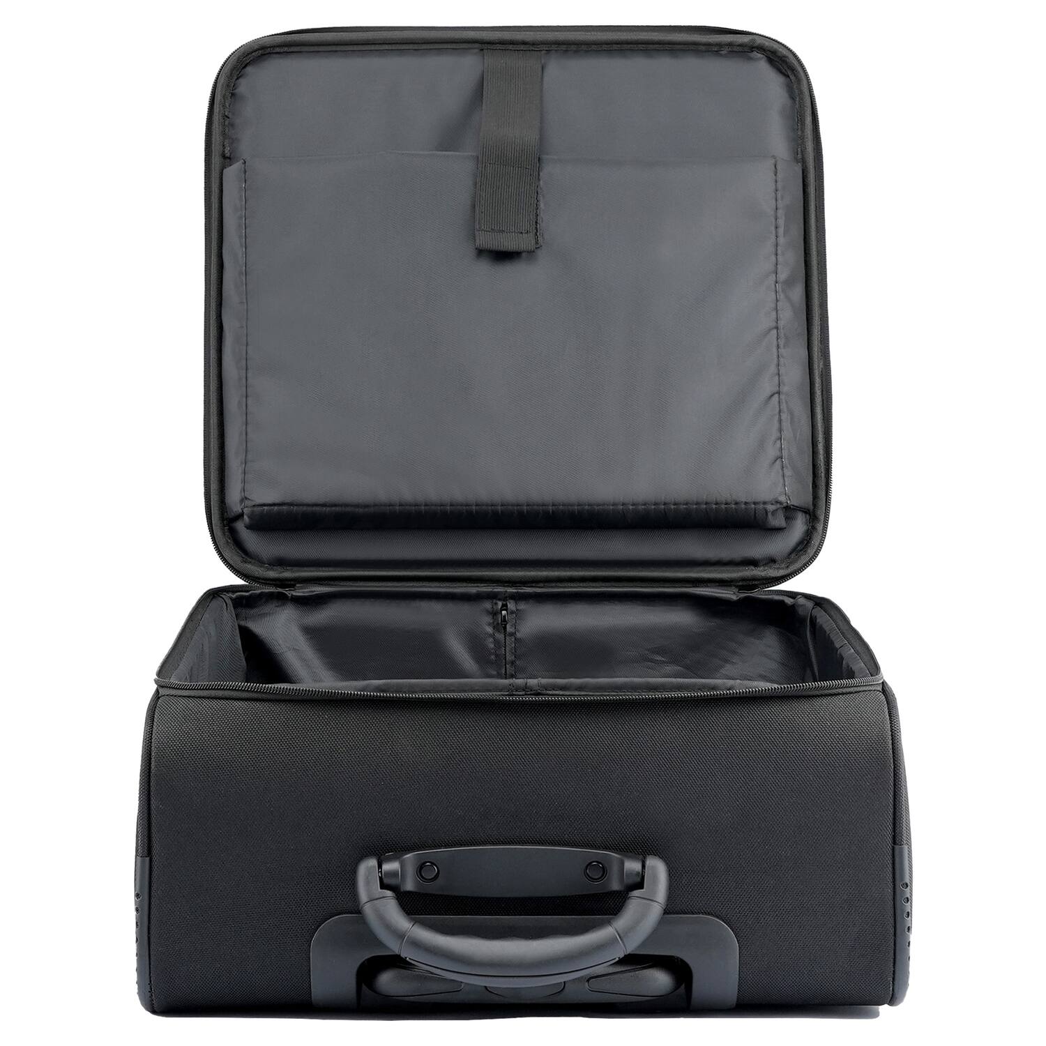 Alt View 2. Urban Factory - Up to 16" DAILEE Foam-Reinforced 2-Wheel 48H Trolley with Laptop and Clothing Compartments, Water Repellent - Black.