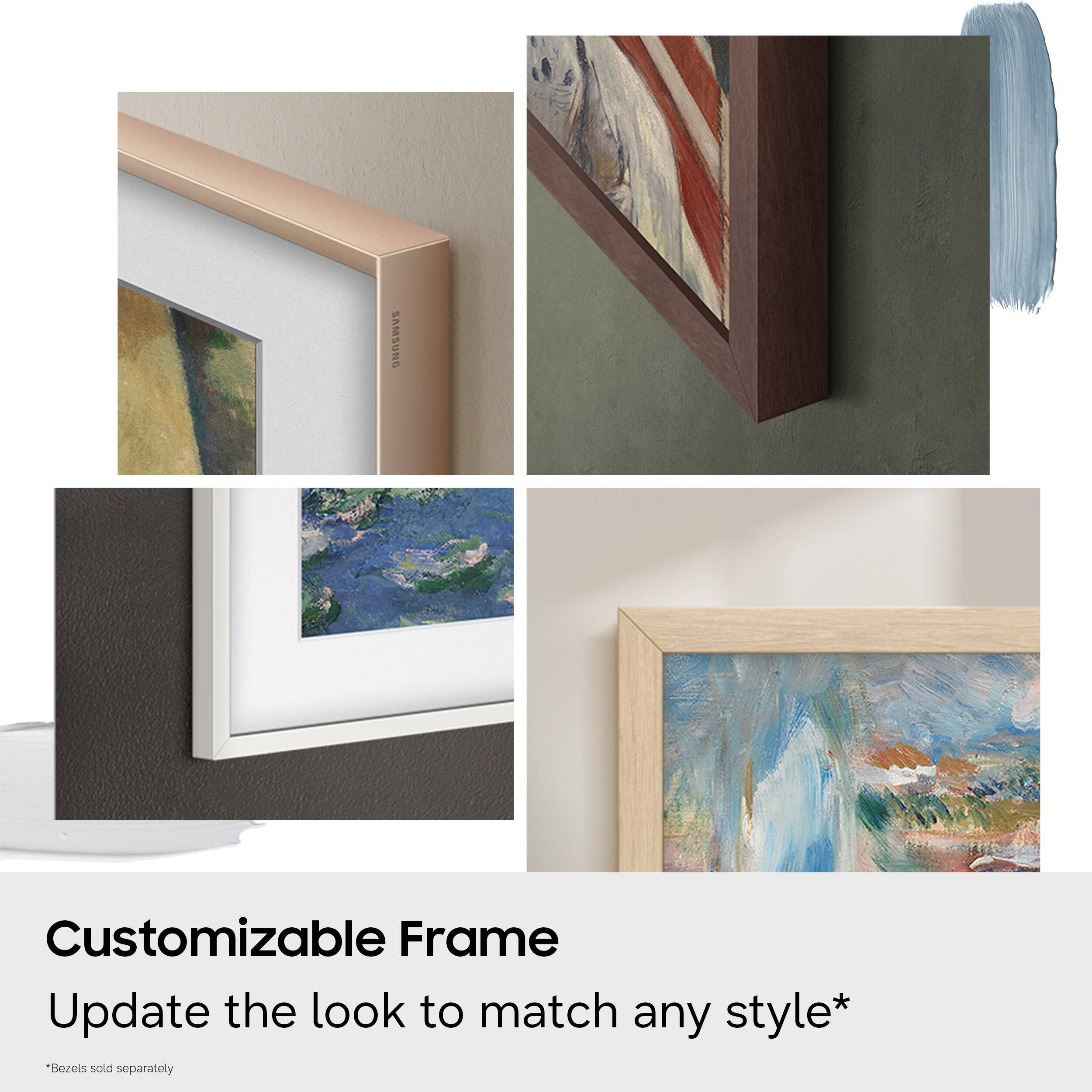 Customizable Frame  
Update the look to match any style*  
*Bezels sold separately