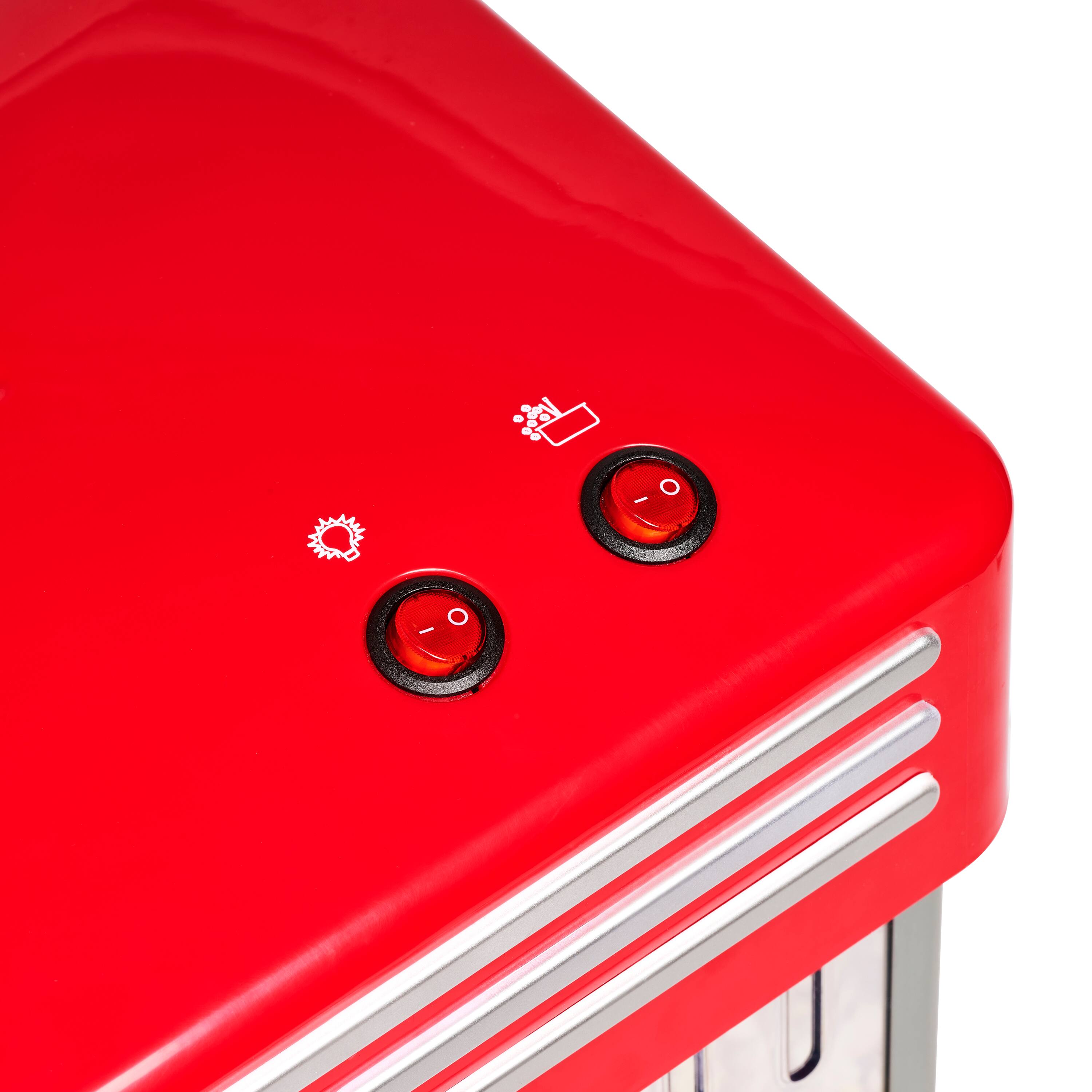 Alt View 6. Nostalgia - Retro 2.5-oz. Popcorn Cart - Red.