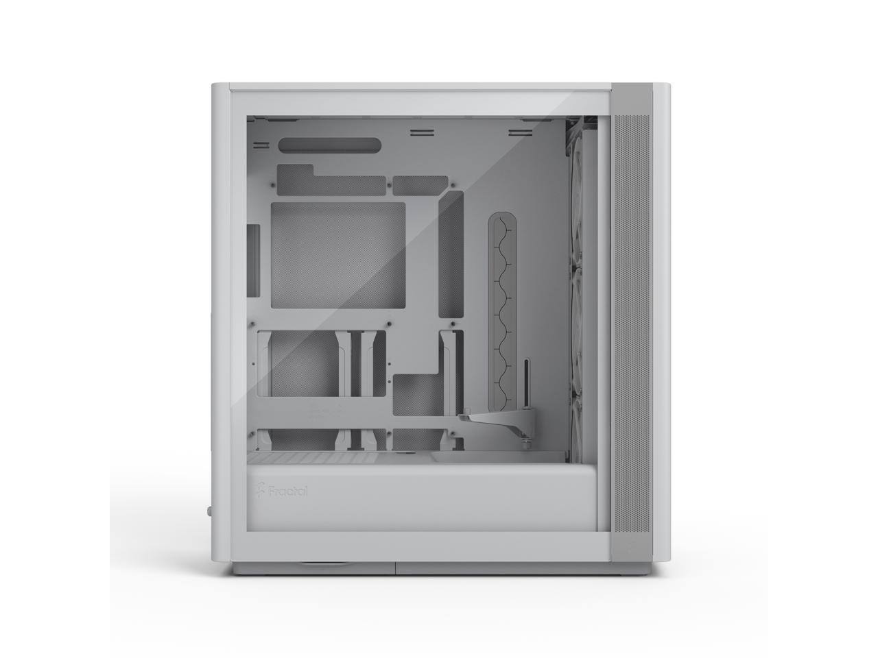 Alt View 2. Fractal Design - Define One TG PC Gaming Case - Tempered Glass, 3 Fans, ATX/E-ATX/mATX/ITX Support - Black.