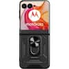 Front. SaharaCase - Raider Series Kickstand Case for Motorola Razr+ (2024) - Scorpion Black.