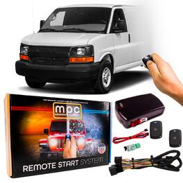 MPC - Remote Starter For Chevy Express 1500 2008-2017 | Long Range Remotes | T-Harness - Black