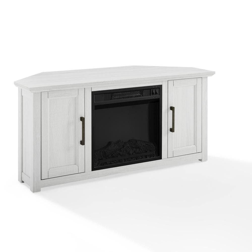 Alt View 1. Crosley Furniture - Camden Corner Fireplace Tv Stand For 50+ Inch Tv - White.