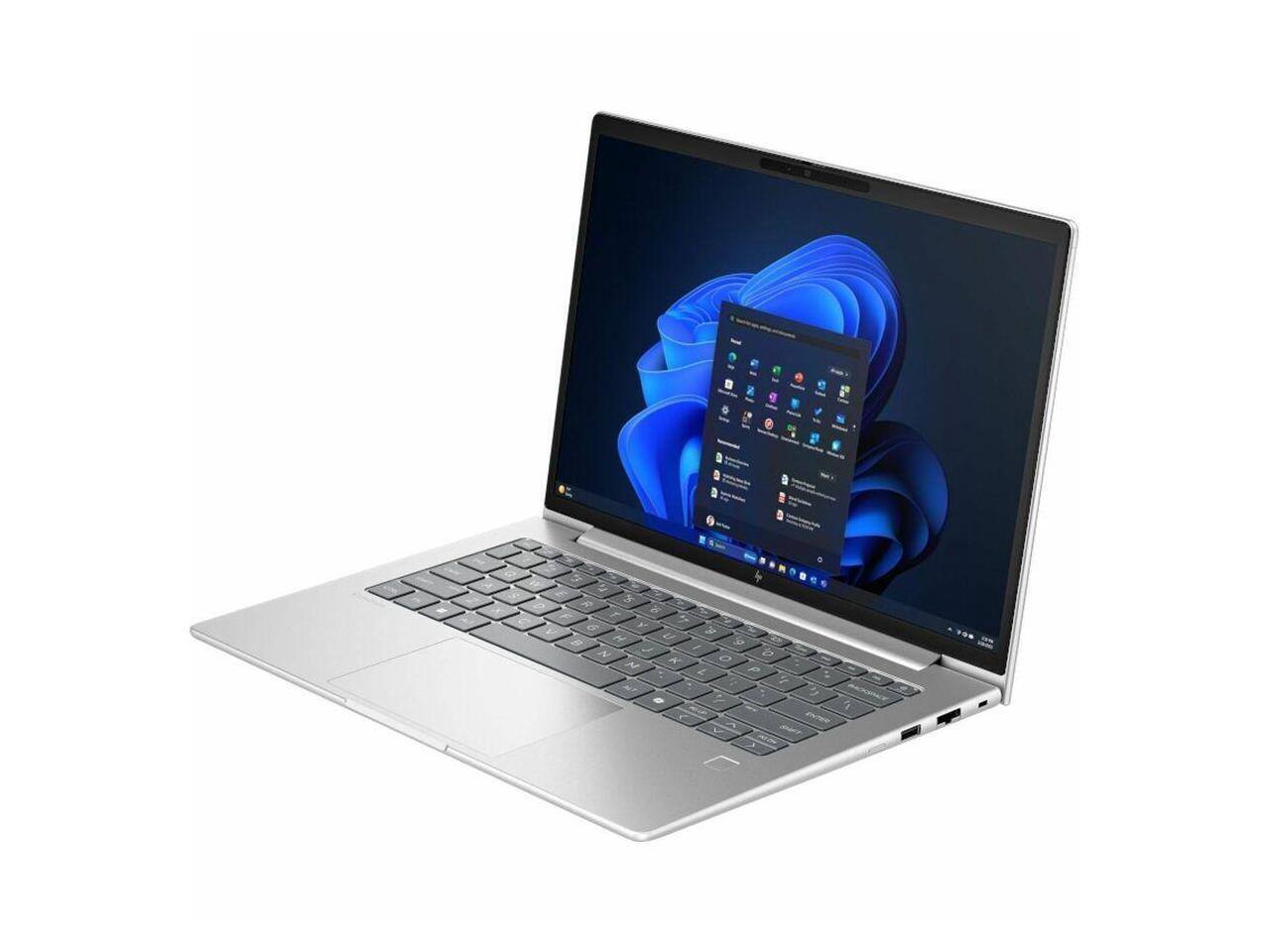 Alt View 5. HP - HP EliteBook 6 G1i 14" - Intel Core Ultra 7 - 16 GB - 512 GB SSD - Windows 11 Pro - Wi-Fi 7 C2EP7UT#ABA - Pike Silver Aluminum.