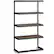 Front. Simpli Home - Erina Bookcase - Distressed Charcoal Brown.