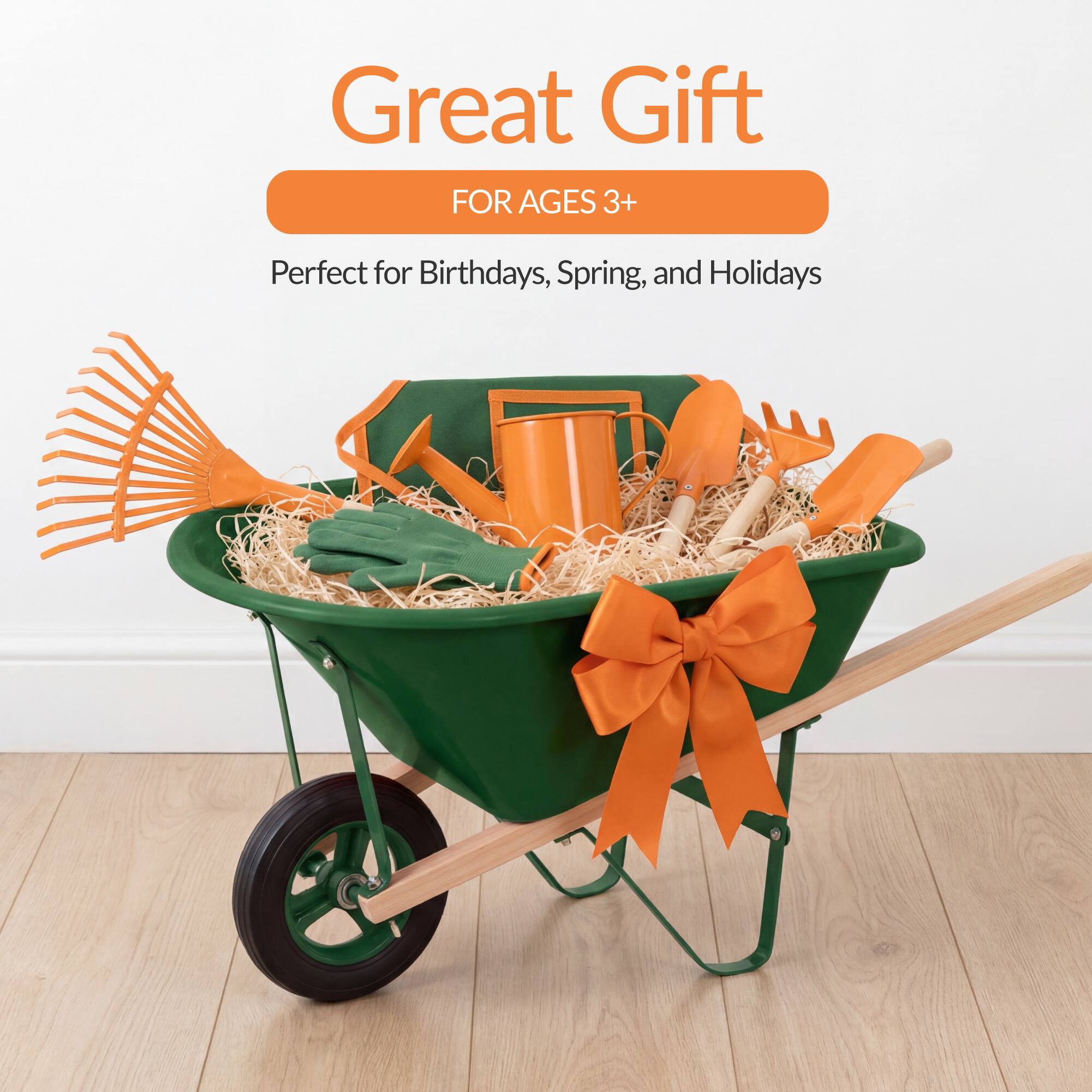 Great Gift  
FOR AGES 3+  
Perfect for Birthdays, Spring, and Holidays