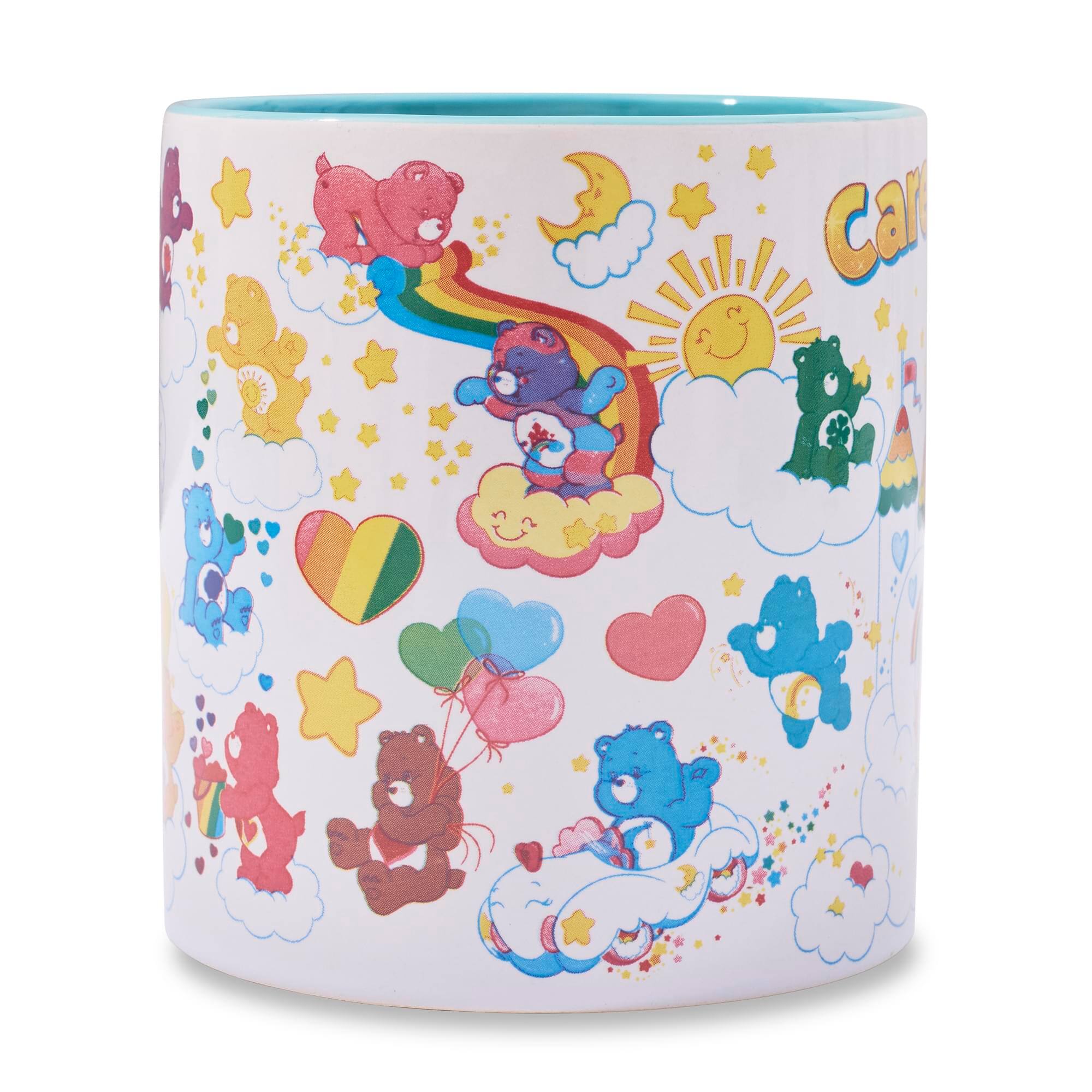Alt View 1. Silver Buffalo - Care Bears Care-A-Lot 20-Ounce Ceramic Mug - White.