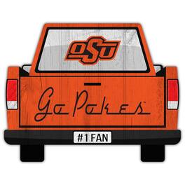 Fan Creations - Oklahoma State Cowboys 12'' x 12'' Truck Back D-cor - Multicolor