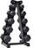 Front. Centr - 5-25 Lb Dumbbell Weight Set with Rack - Black.