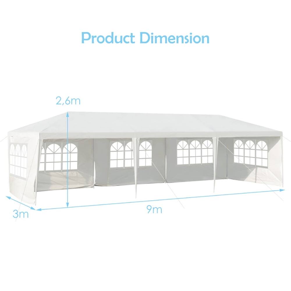 Product Dimension: 2.6m x 3m x 9m