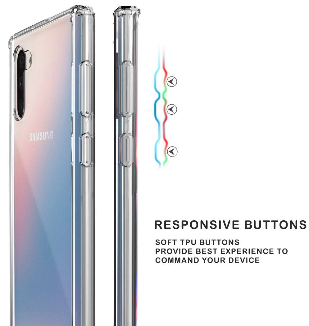 Samsung Responsive Buttons Soft TPU Buttons Provide Best Experience to Command Your Device