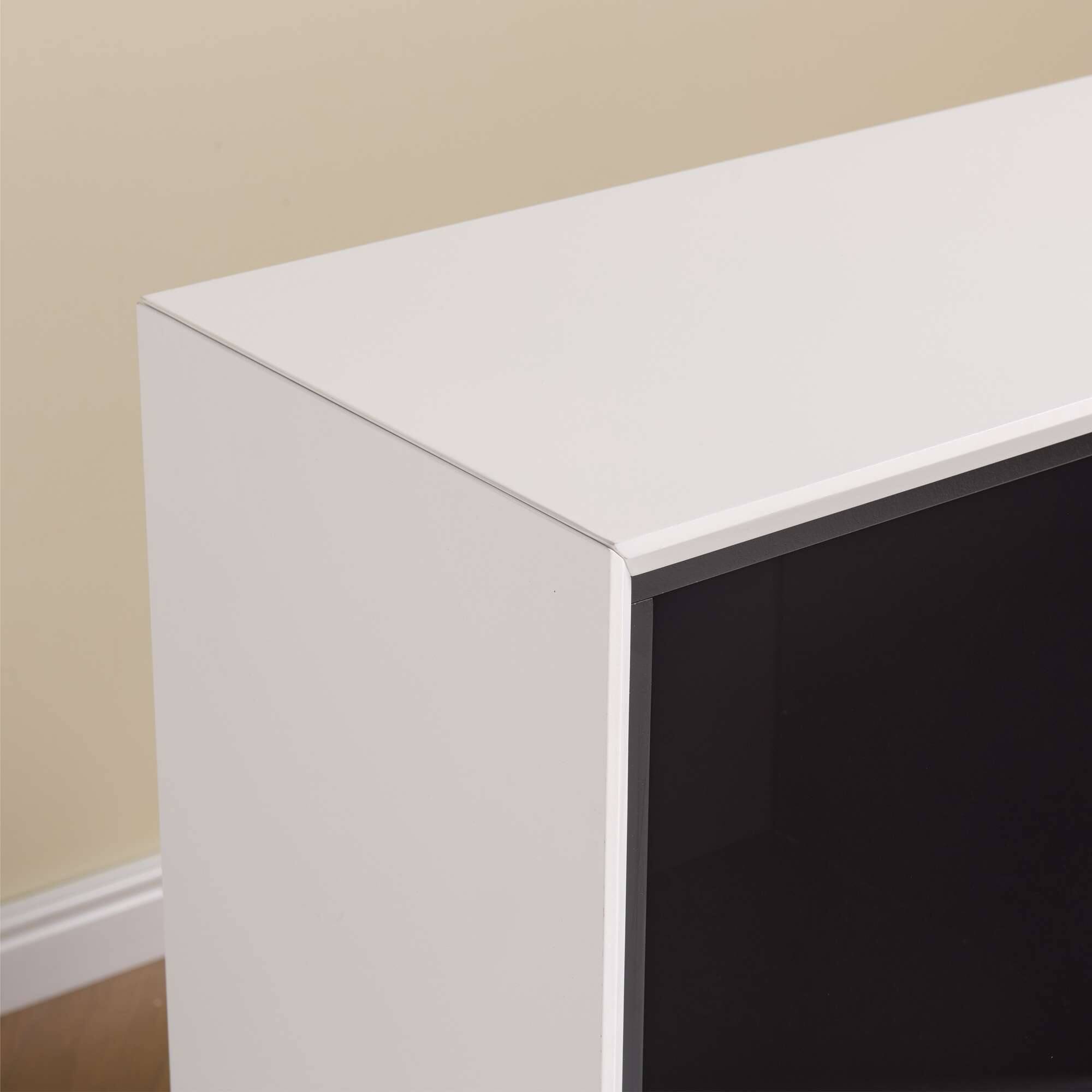 Alt View 1. Kings Brand Furniture - Kings Brand Furniture Contemporary 6-Cube Storage Bookcase. - White.