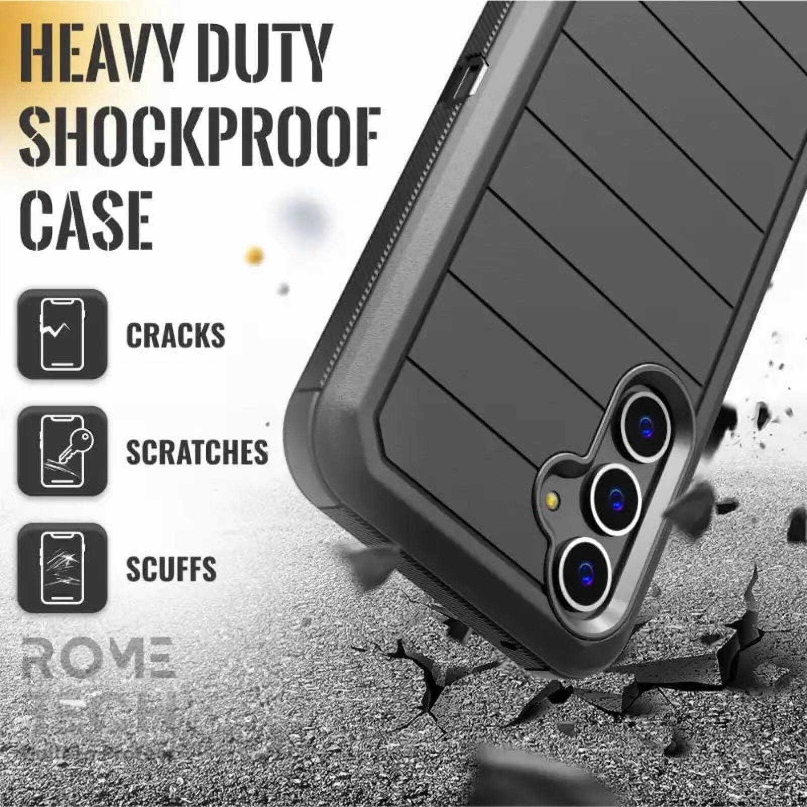 HEAVY DUTY SHOCKPROOF CASE
CRACKS
SCRATCHES
SCUFFS
ROME