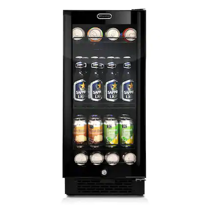 Front. Whynter - 3.4 Cu. Ft. Mini Fridge - Black.