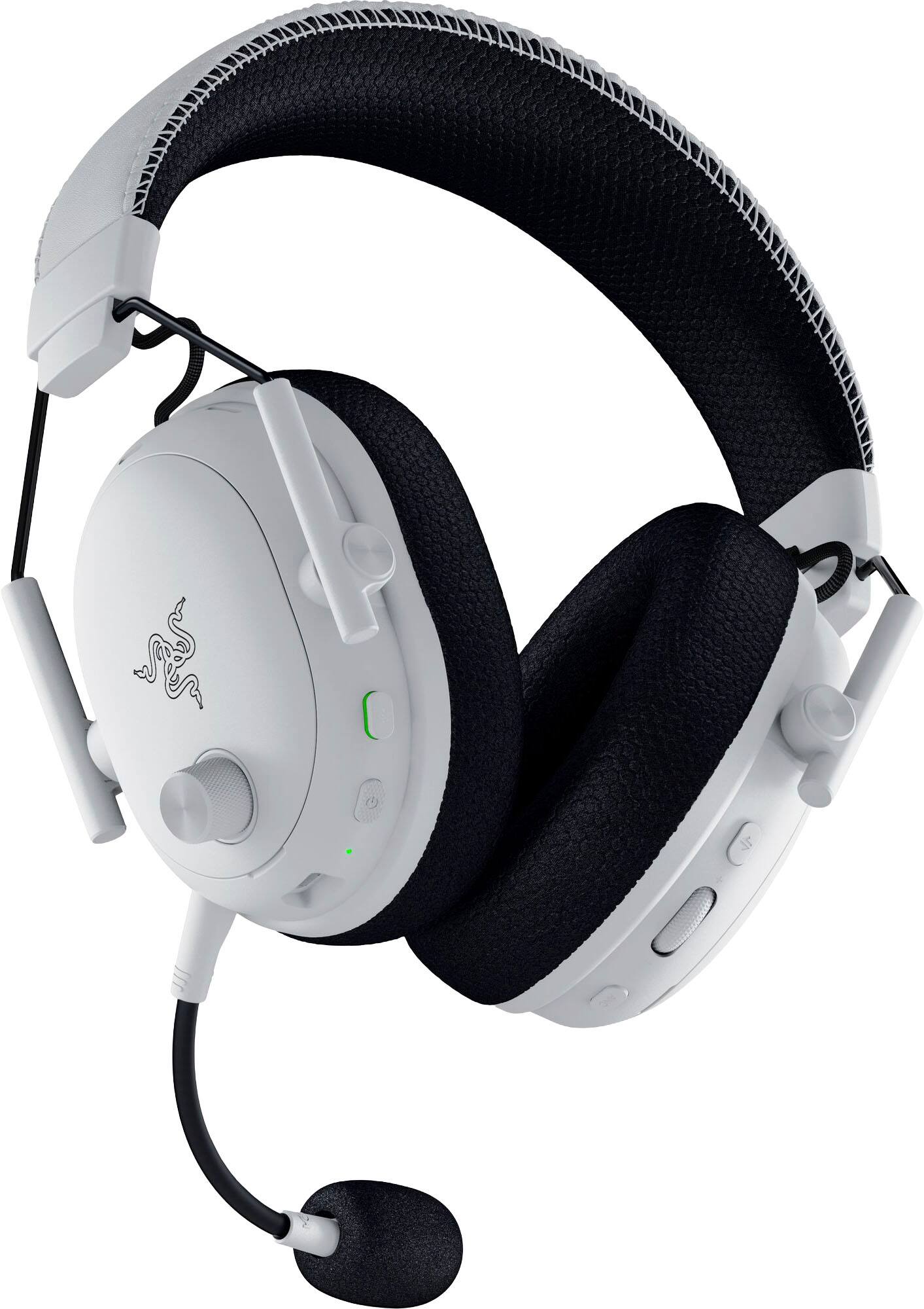 Alt View 9. Razer - BlackShark V3 Pro ANC Wireless Over-the-Ear Gaming Headset for PC, Mac, Playstation, Nintendo Switch, Smartphone - White.