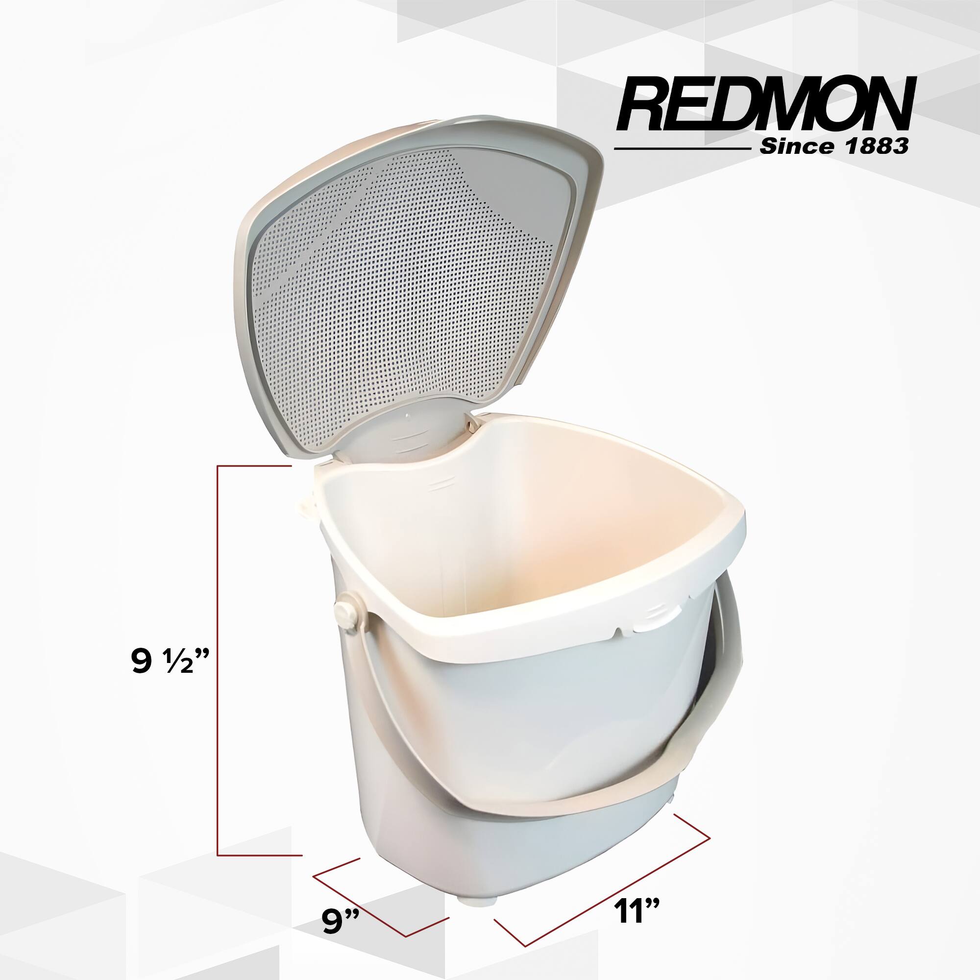 REDMON  
Since 1883  
9 1/2"  
9"  
11"