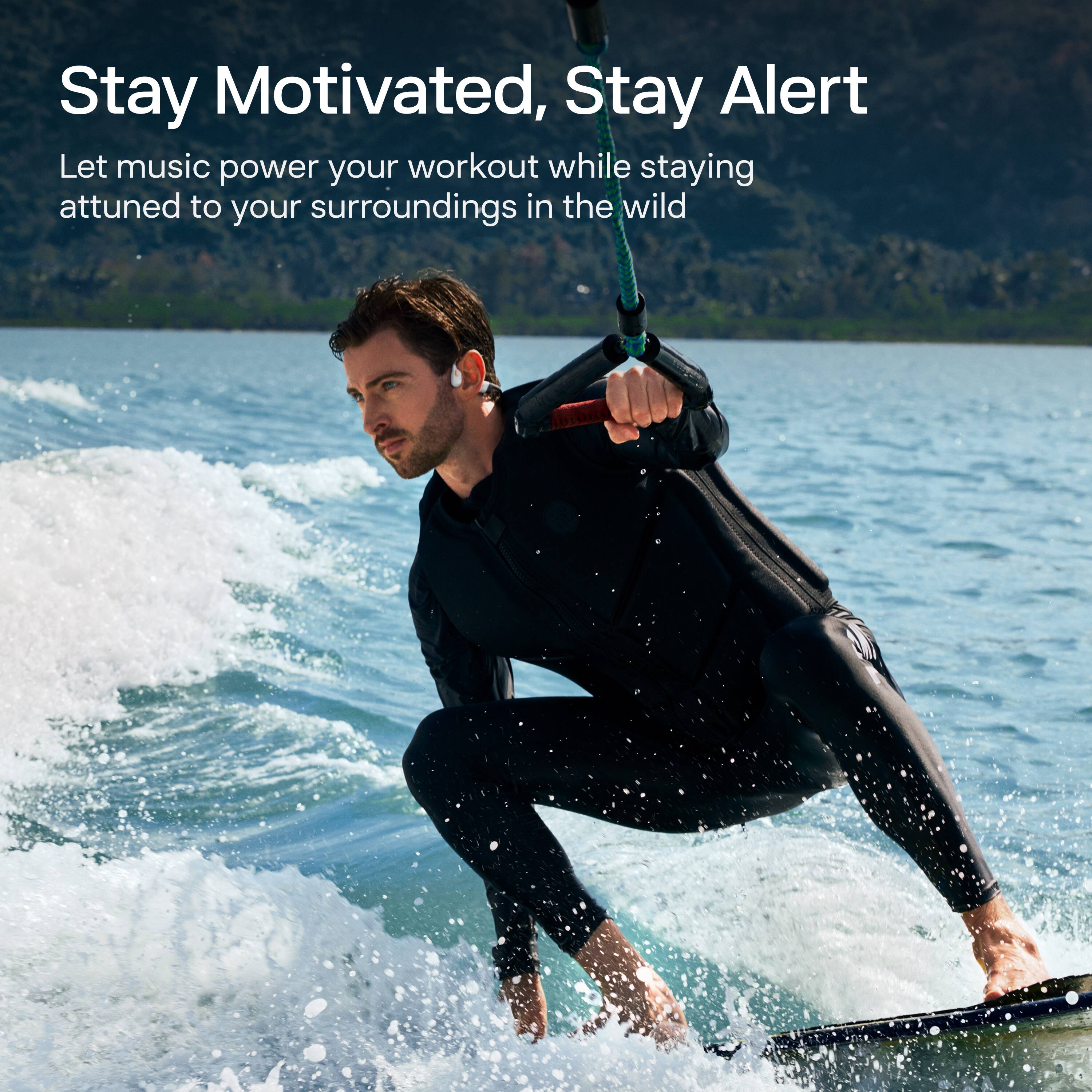 Stay Motivated, Stay Alert

Let music power your workout while staying attuned to your surroundings in the wild