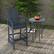 Alt View 5. Gymax - Gymax Set Of 2 Outdoor HDPE Bar Height Stool Patio Tall Chair Armrest Footrest All Weather Navy - Navy.