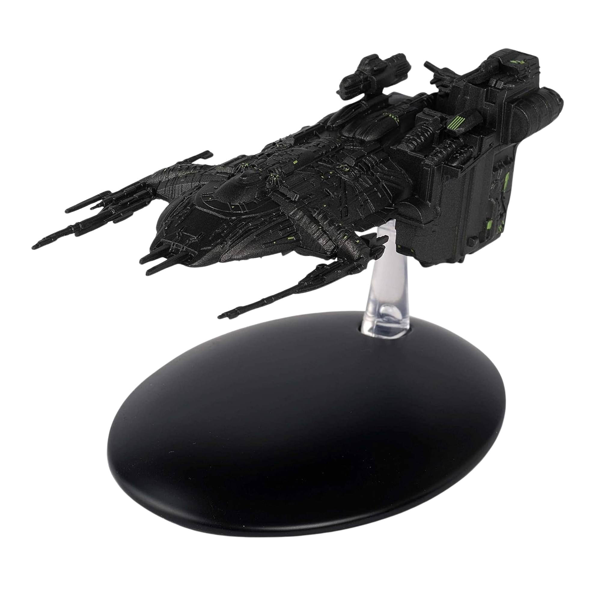 Alt View 3. Eaglemoss - Eaglemoss Star Trek Arctic Explorer Borgified Ship Replica - Black.