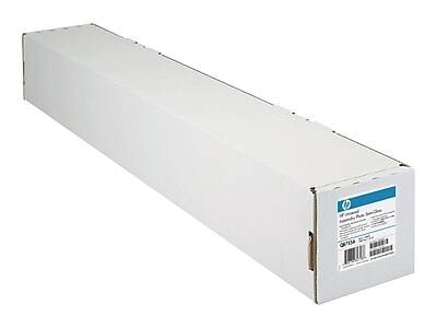 Front. HP - Universal Wide Format Roll Paper, Semi Gloss, 24" x 100' - White.