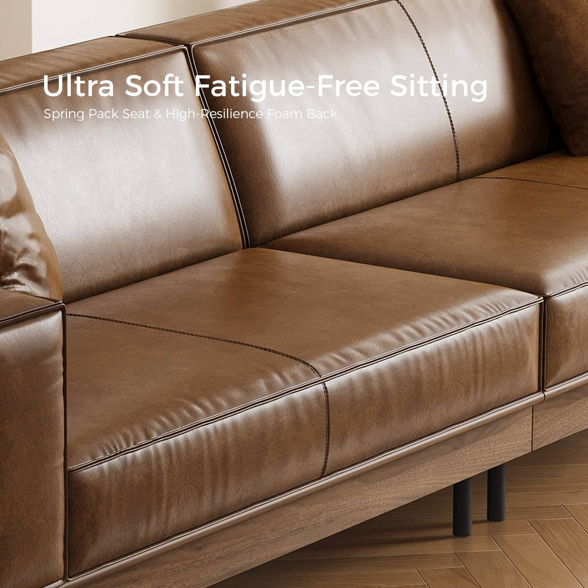 Ultra Soft Fatigue-Free Sitting  
Spring Pack Seat & High-Resilience Foam Back