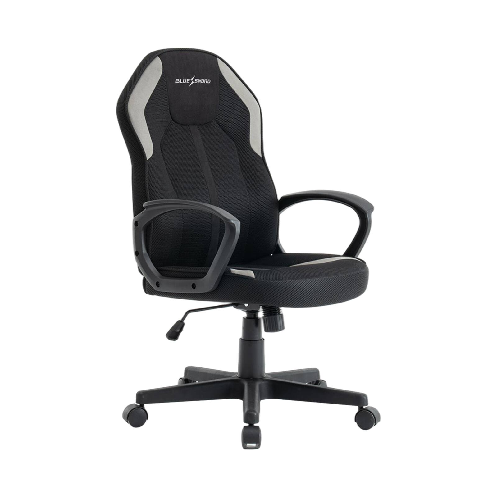 Forest'nSky - Ergonomic Office Chair - Mesh & Tech Fabric, Adjustable Height with Lumbar Support - Black