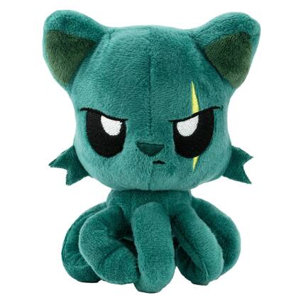 Front. Tentacle Kitty - Tentacle Kitty Campaign Critters Tough Little One Plush - Blue.