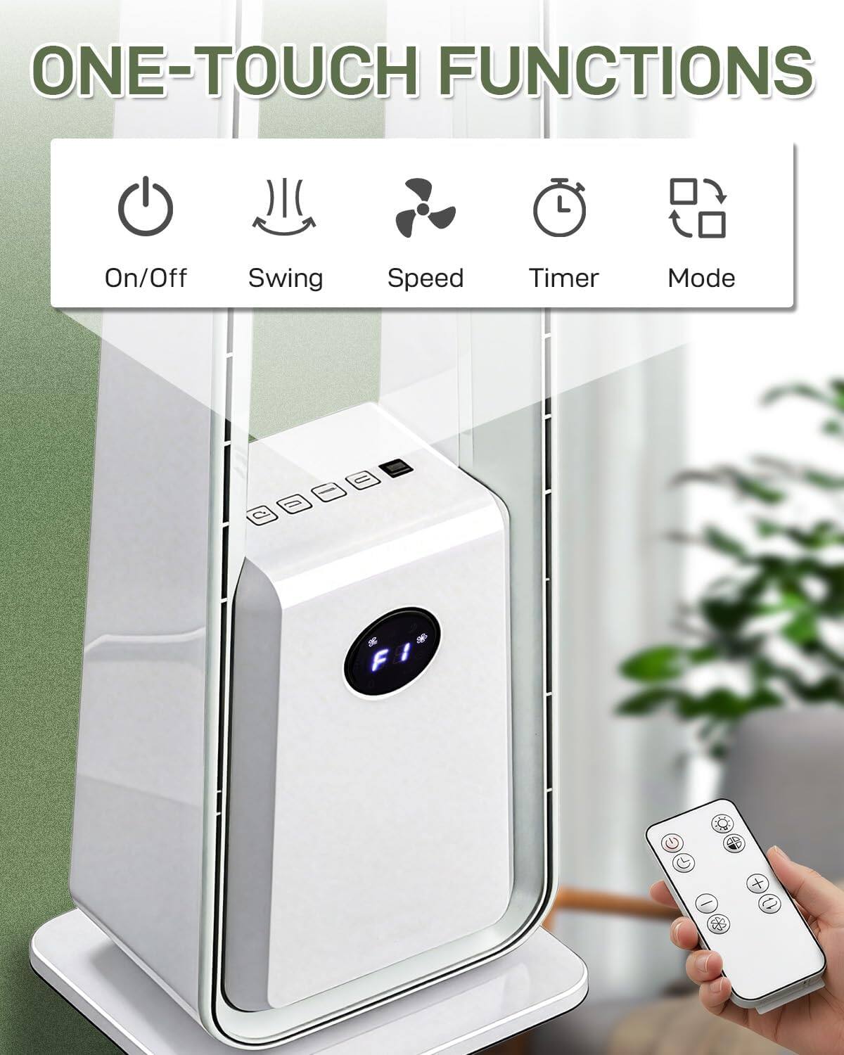 ONE-TOUCH FUNCTIONS

On/Off Swing Speed Timer Mode