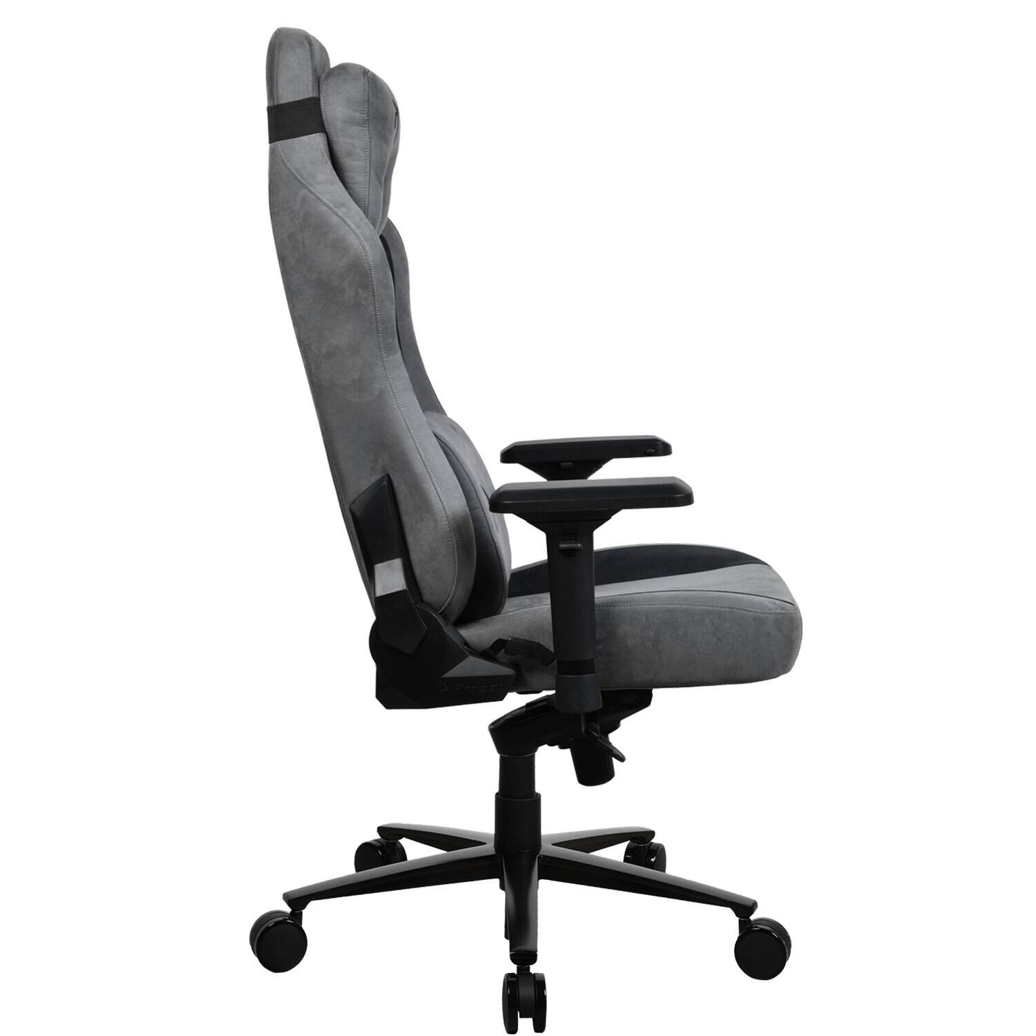 Alt View 15. Arozzi - Vernazza Series Top-Tier Premium Supersoft Upholstery Fabric Gaming Chair - Anthracite.