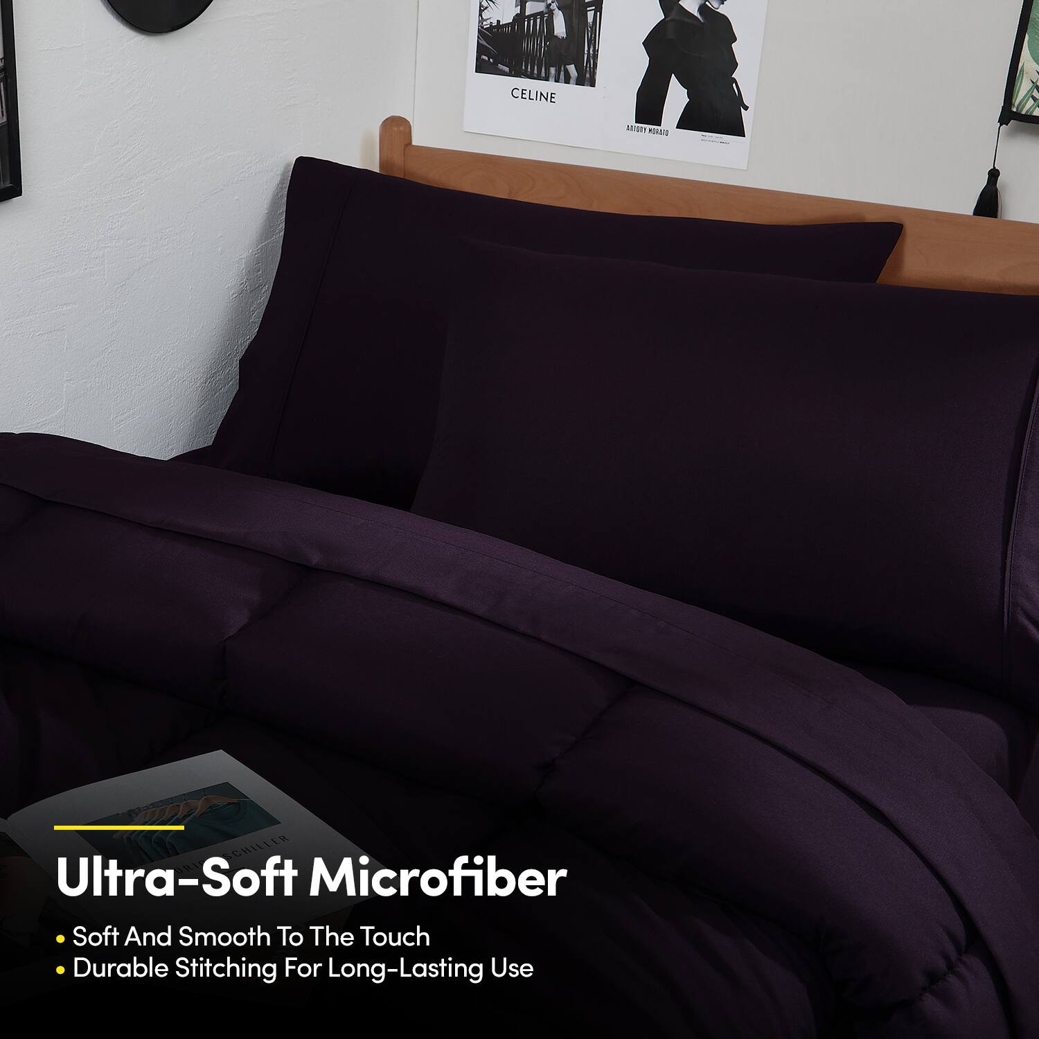 Ultra-Soft Microfiber  
- Soft And Smooth To The Touch  
- Durable Stitching For Long-Lasting Use