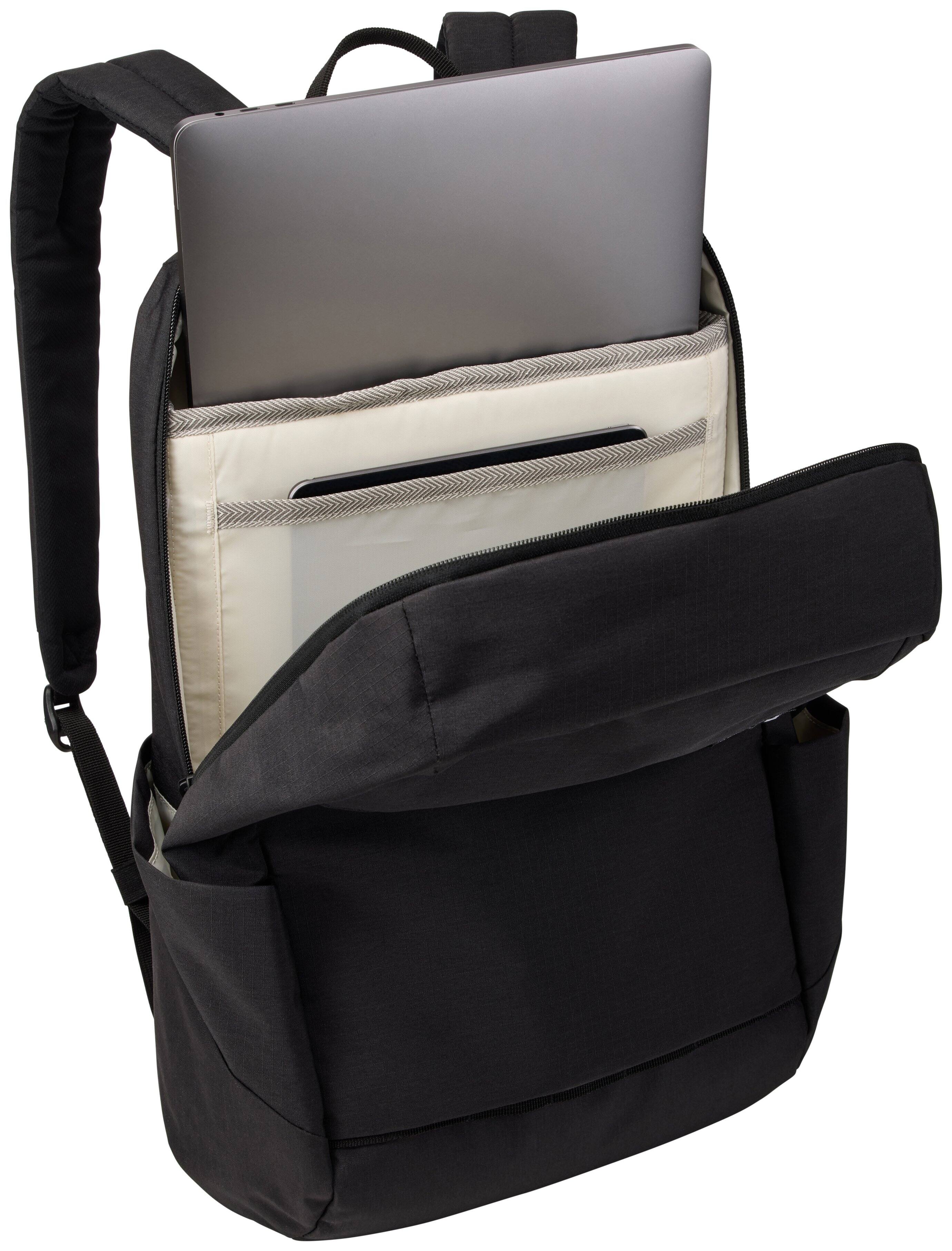 Left. Thule - Lithos Backpack 20L - BLACK.