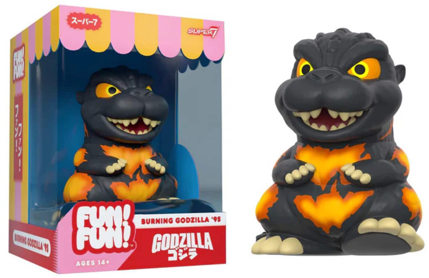 Super7 - Toho - FUN! FUN! Wv2 - Burning Godzilla - COLLECTIBLES - Multicolor