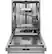 Alt View 9. Monogram - 24" Top Control Smart Built-In Stainless Steel Tub Dishwasher with 3rd Rack, 40 dBA, and Advanced Water System - Stainless Steel.