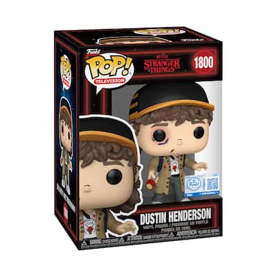 Funko Pop! TV: Stranger Things Dustin Henderson Battle Damaged Funko Pop! TV: Stranger Things Dustin Henderson Battle Damaged