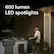 600 lumen LED spotlights