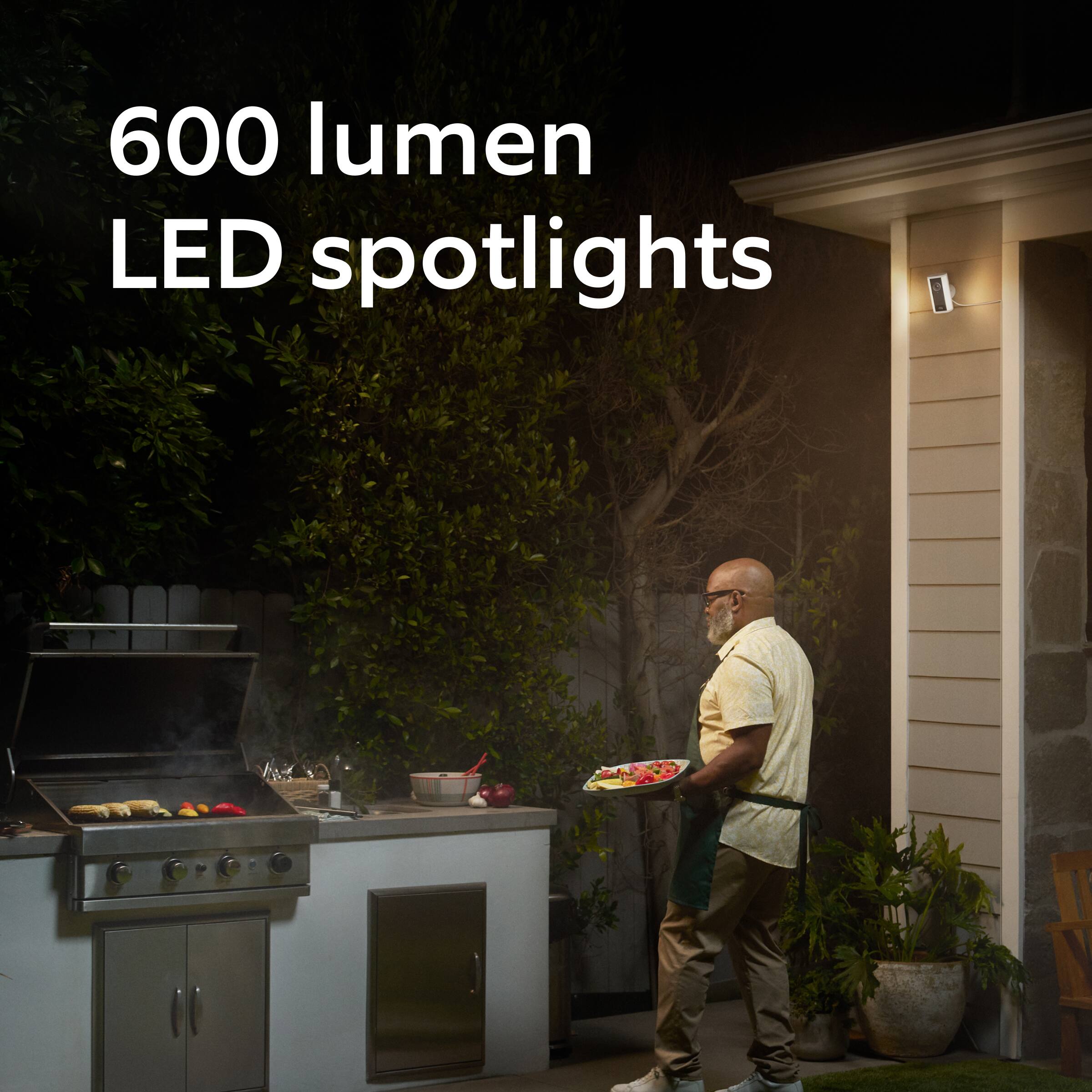 600 lumen LED spotlights