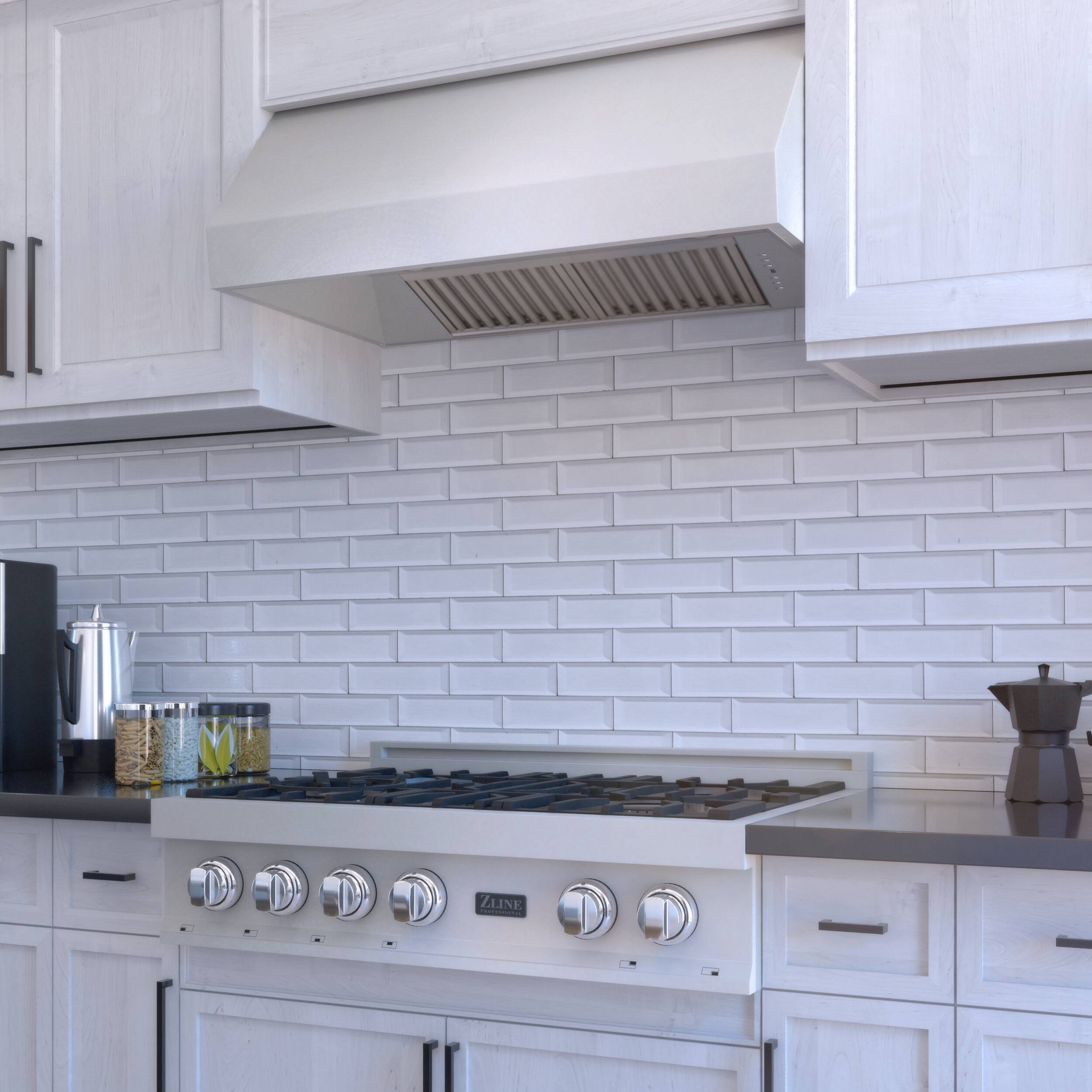 Alt View 6. ZLINE - ZLINE 30 in. Satin Stainless Steel Convertible Vent Under Cabinet Range Hood (8685S-30) - Satin Stainless Steel.