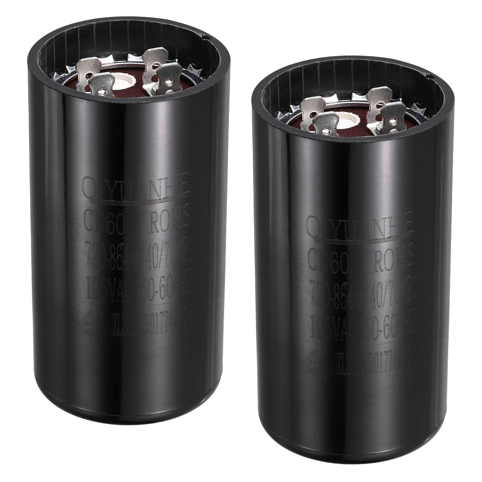 QYUANEE  
CD60 ROHS  
720-864 40/70/2  
125VAC 50-60  
ZL2025 0177