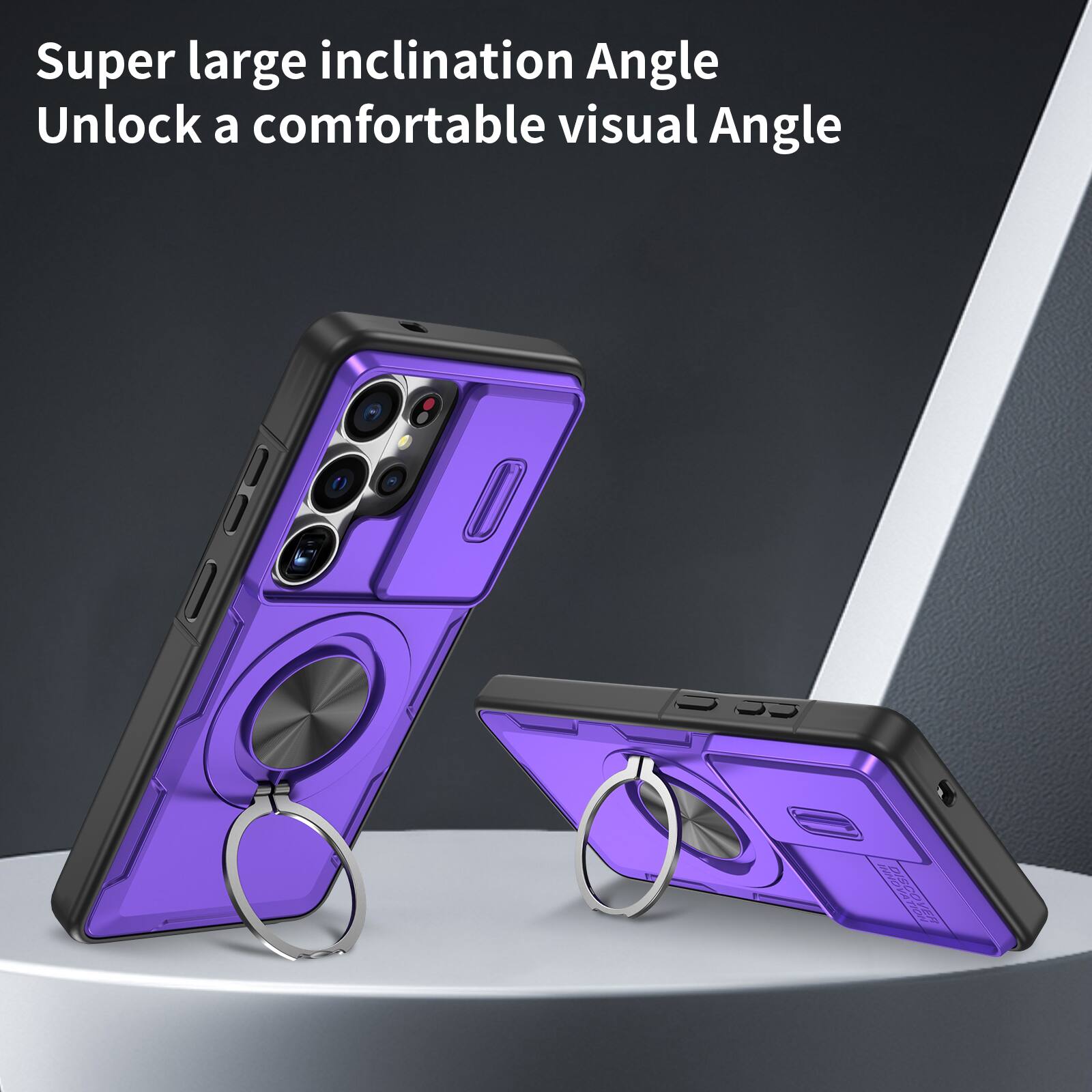 Super large inclination Angle  
Unlock a comfortable visual Angle