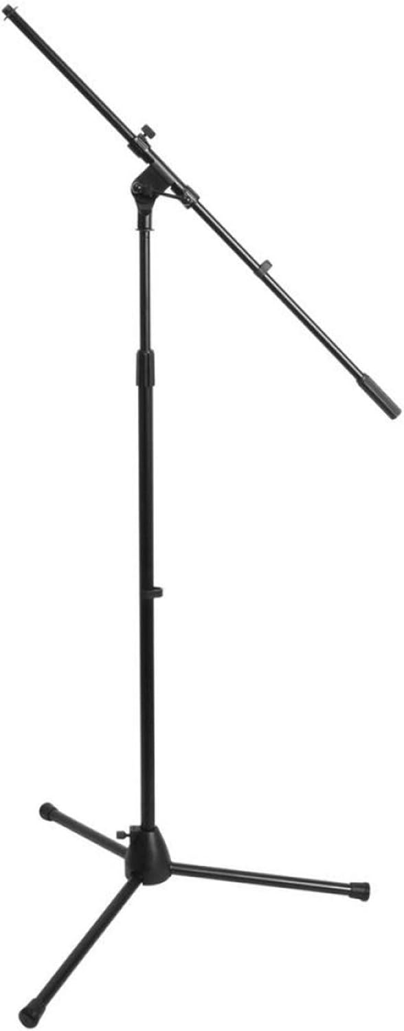 Angle. On Stage Stands - On-Stage MSP7706 Euro Boom 6 Mic Stands w/ Travel Bag (For Vocal and Instrument Microphones, Height-Adjustable, Rugged, - Black.