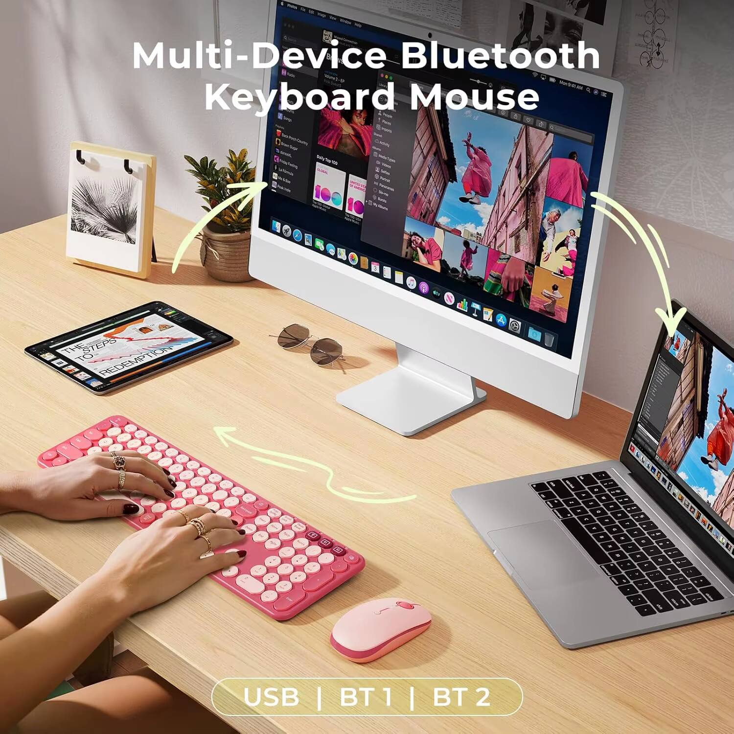 Multi-Device Bluetooth Keyboard Mouse

USB | BT1 | BT2