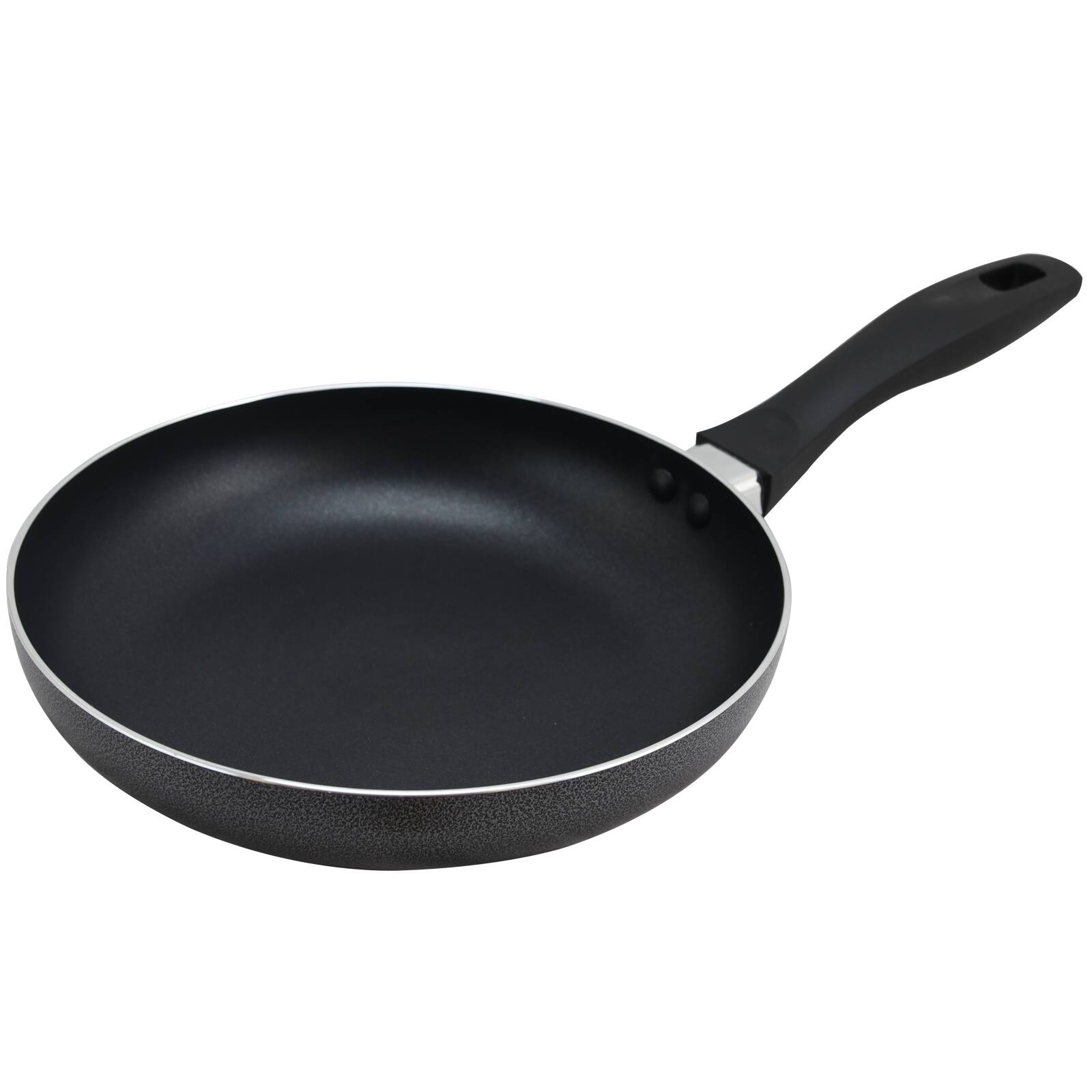 Alt View 3. Oster - Oster Clairborne 9.5 Inch Aluminum Hammer Tone Frying Pan in Charcoal Grey - Charcoal.